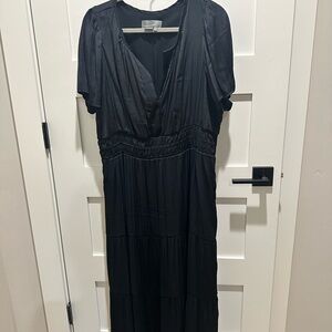 Anthropologie Black Maxi Dress